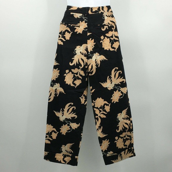Scotch & Soda Floral Print Cropped Trouser Pants - Picture 5 of 8